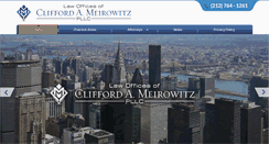Desktop Screenshot of meirowitzlaw.com